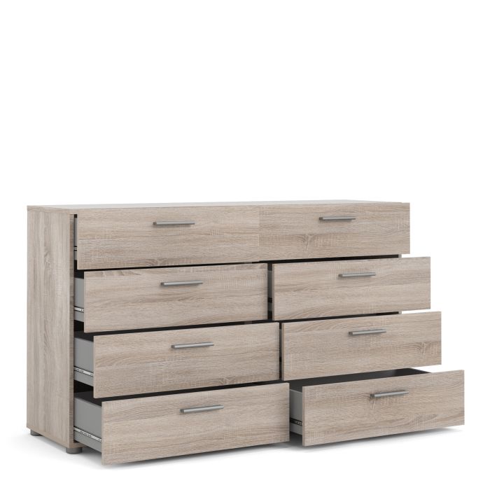 Pepe 8 Drawers Chest - Truffle Oak