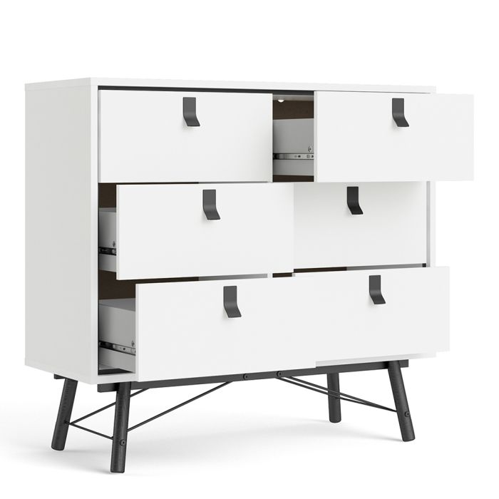 Ry 6 Drawers Chest - Matt White