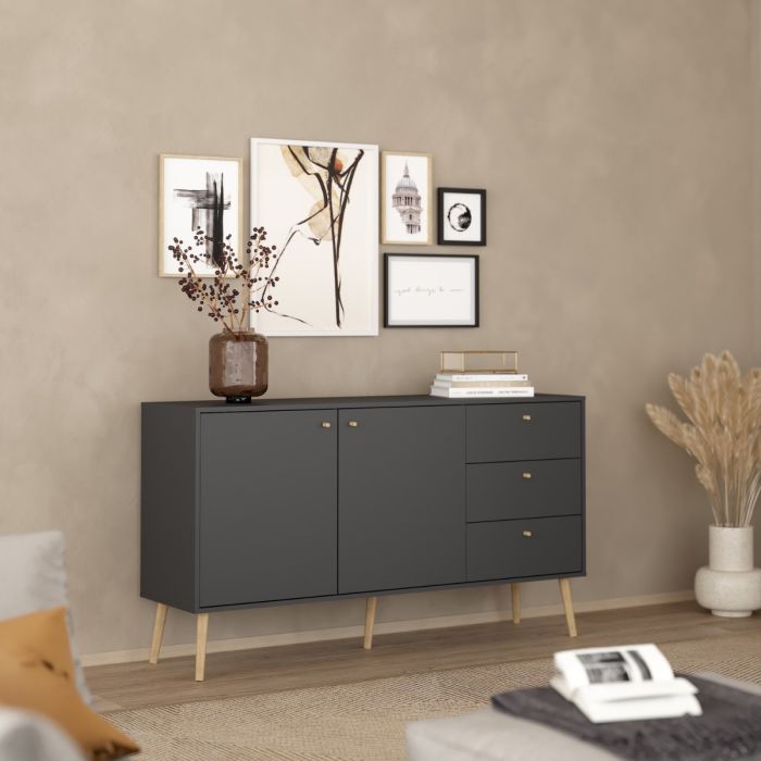 Cumbria Sideboard - Dark Grey