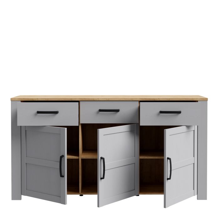 Bohol Sideboard - Oak/Grey Oak