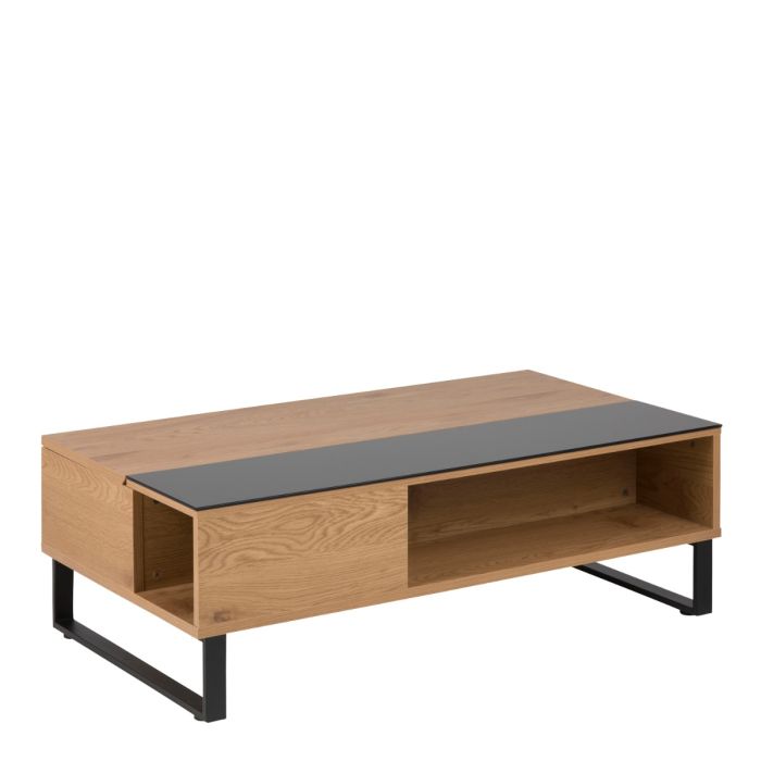 Azalea Coffee Table - Black & Oak