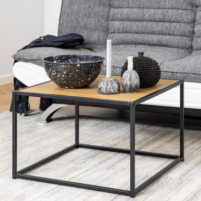 Seaford Coffee Table - Black & Oak