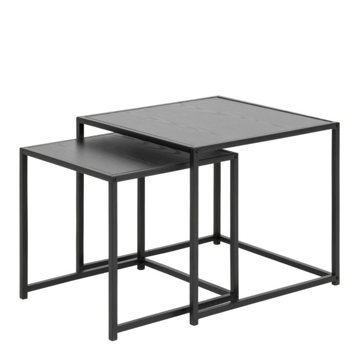 Seaford Nest of Tables - Ash Black