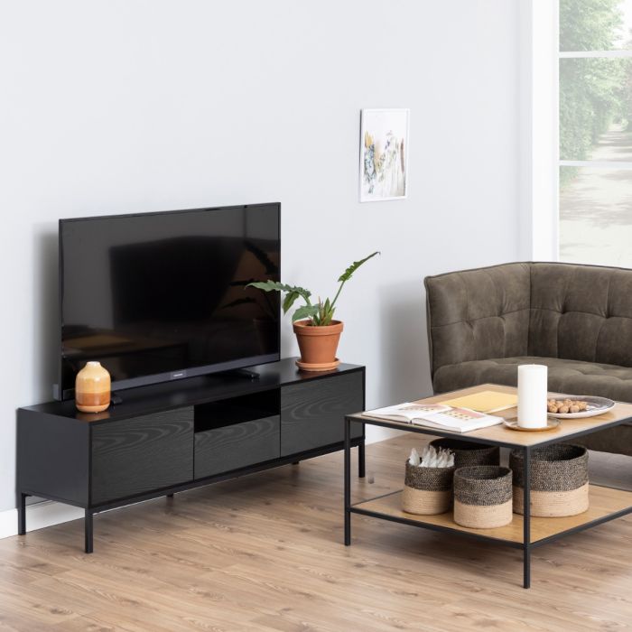 Seaford TV Unit - Ash Black