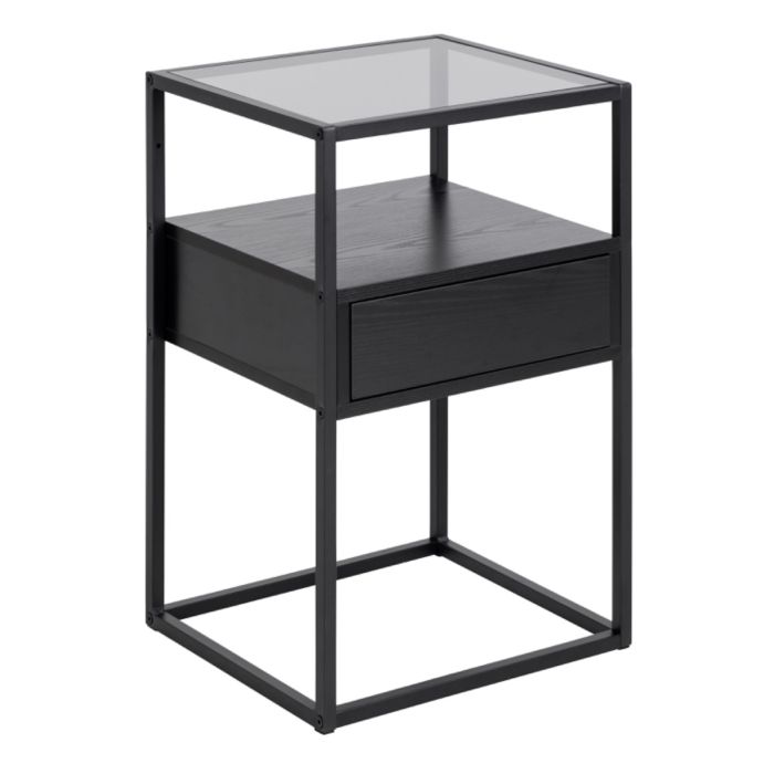 Randolf Bedside Table -  Black