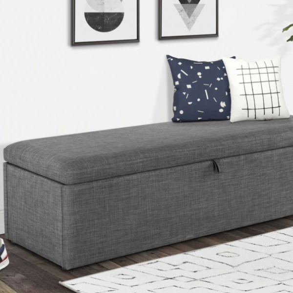 Plain Ottoman Storage Box