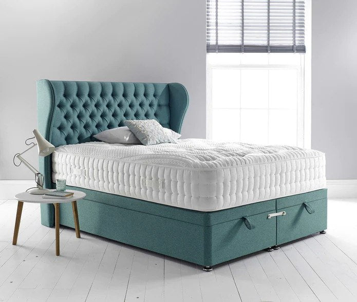 Lavia Ottoman Divan Bed Frame, Front,Closed